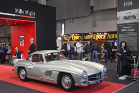 Mercedes Benz 300 SL (1954) - der Superklassiker schlechthin - auf dem Werksstand von Mercedes - Auto e Moto d'Epoca 2014