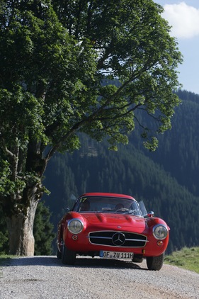 Mercedes-Benz 300 SL (1955) - an der Saalbach Classic 2013