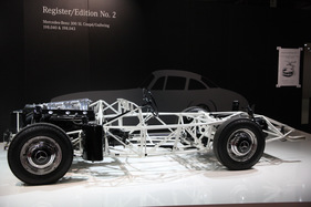 Mercedes-Benz 300 SL (1955) - das Rohrrahmen-Chassis des wohl berühmtesten Mercedes-Benz (Rétromobile 2013)
