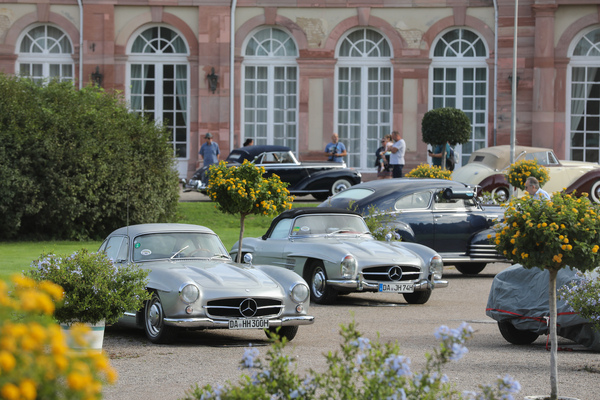 Image: Mercedes-Benz 300 SL (1956) - 1400 units were built - 19th ASC Classic Gala Schwetzingen 2023