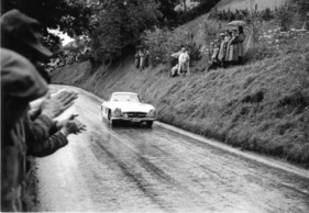 Mercedes-Benz 300 SL (1956) - Scherrer beim Bergrennen von Ollon-Villars 1956 Mercedes-Benz 300 SL (1956) - Scherrer beim Bergrennen von Ollon-Villars 1956