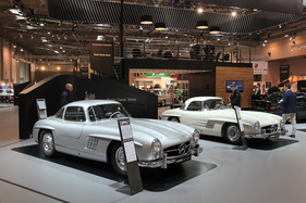 Mercedes-Benz 300 SL (1956) - als Flügeltürer und Roadster - Techno Classica 2016