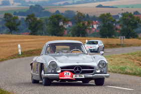 Mercedes-Benz 300 SL (1956) an der RAID Suisse-Paris 2016