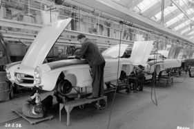 Mercedes-Benz 300 SL (1958) - Produktion des Roadsters in Sindelfingen