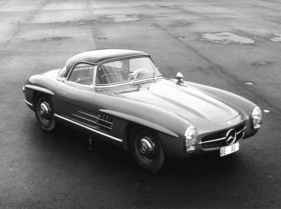Mercedes-Benz 300 SL (1958) - mit aufgesetztem Hardtop