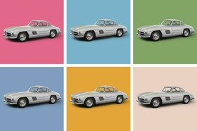 Mercedes-Benz 300 SL Coupé (1955) à la Andy Warhol Mercedes-Benz 300 SL Coupé (1955) à la Andy Warhol