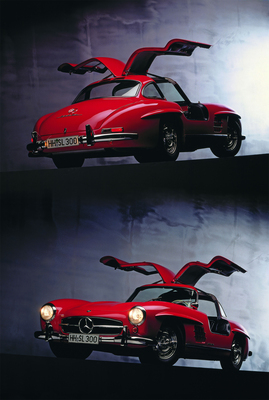 Bild: Mercedes-Benz 300 SL 'Gullwing' - Andy Warhol.CARS-Ausstellung im MAC ab Oktober 2014