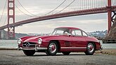Bild: Mercedes-Benz 300 SL Gullwing Coupe (1955) - als Lot 180 an der Broad Arrow “The Academy of Art University Collection” San Francisco Auction 2025