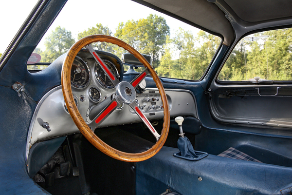 Image: Mercedes-Benz 300 SL "Hobel" racing prototype (W 194/11, 1952) - interior photo from the left from the 2015 Solitude Revival