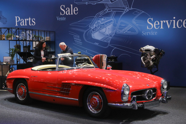 Mercedes-Benz 300 SL Roadster (1958) - zu verkaufen von Mercedes - Rétromobile Paris 2024