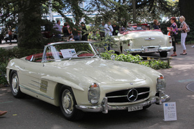 Bild Mercedes-Benz 300 SL Roadster (1960) - die offene Variante des Flügeltürers - am ZCCA 2016