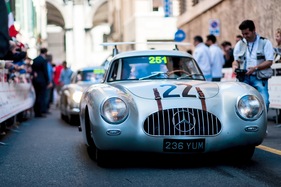 Mercedes Benz 300 SL W 194 (1952) - an der Mille Miglia 2014
