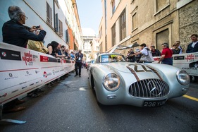 Mercedes Benz 300 SL W 194 (1952) - an der Mille Miglia 2014