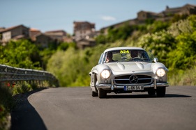 Mercedes Benz 300 SL W198 (1955) - an der Mille Miglia 2014