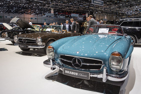 Bild Mercedes-Benz 300 SL - als Cabriolet bei Brabus - auf dem Genfer Automobilsalon 2015
