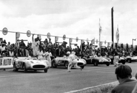 Mercedes-Benz 300 SLR (1955) - GP von Schweden in Kristianstad - es siegte Juan Manuel Fangio vor Stirling Moss