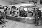 Mercedes-Benz 300 SLR (1955) - die Karosserie ist leicht (Reparatur/Restaurierung 1996)