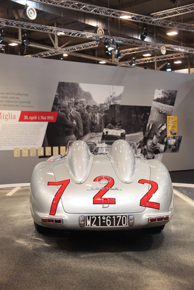 Mercedes-Benz 300 SLR (1955) - mit Stirling Moss und Jenkinson überlegene Sieger der Mille Miglia von 1955 - Techno Classica 2015