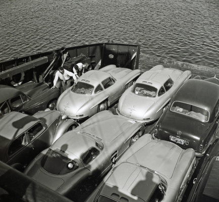 Mercedes-Benz 300 SLR "Uhlenhaut-Coupé" (1955) – Überfahrt nach Schweden im August 1955