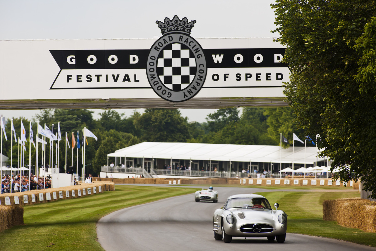 Mercedes-Benz 300 SLR Uhlenhaut Coupé (1955) - am Goodwood Festival of Speed 2015