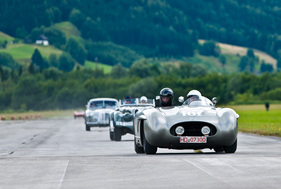 Mercedes Benz 300 SLS Porter (1955) - auf dem Flugplatz Niederöblarn an der Chopard Racecar-Trophy 2014 (Ennstal-Classic)