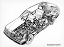 Mercedes-Benz 300 TE (1985) - Durchsichtszeichnung