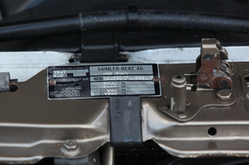 Mercedes-Benz 300 TE 4Matic (1987) - Chassisplakette