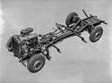 Mercedes-Benz 300 b (1954) - Fahrgestell des nun 125 PS starken 300ers (W186)