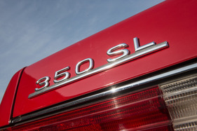 Mercedes-Benz 350 SL (1971) - 350 steht für den Hubraum von 3,5 Litern, genau waren es 3499 cm3