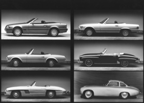 Mercedes-Benz 350 SL (1971) - 40 Jahre SL - vom 300 SL 1953 über den 300 SL 1960, zum 190 SL, zur Pagode 280 SL um 1970, dem R117 bis zum 500 SL (R129) von 1989 (1971)