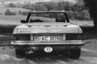 Mercedes-Benz 350 SL (1971) - Heckansicht mit der charakteristischen Kofferraumdeckelform