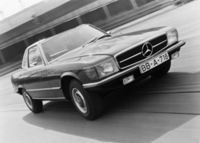 Mercedes-Benz 350 SL (1971) - aufgenommen noch vor Präsentation des neuen Modells