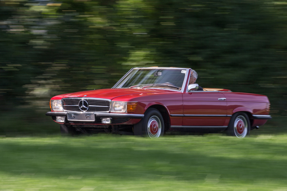 Mercedes-Benz 350 SL (1971) - damals über 200 km/h schnell