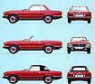 Mercedes-Benz 350 SL (1971) - ohne und mit Faltdach und mit Hardtop