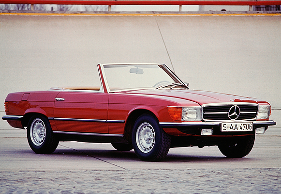 Mercedes-Benz 350 SL (1972) - frühes Modell, ohne Kopfstützen