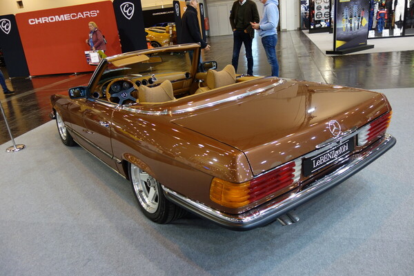 Mercedes-Benz 350 SL (1979) – mit Luftfahrwerk – Essen Motor Show 2023