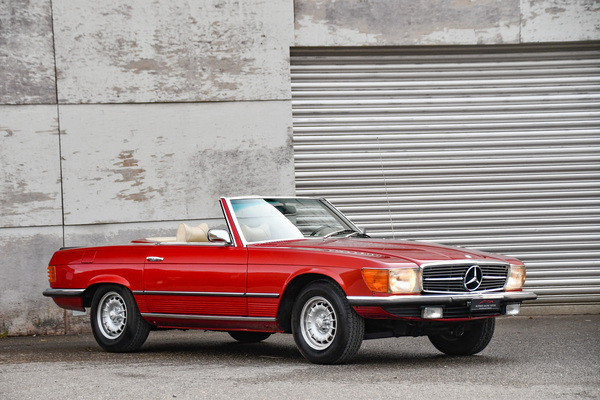 Bild: Mercedes-Benz 350 SL R107 (1972) - als Lot 51 an der Versteigerung der Oldtimer Galerie in Toffen am 21. März 2026