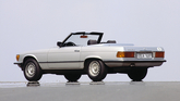 Mercedes-Benz 380 SL (1980) - gut sichtbar das seltenre Stoffinterieur (1980)
