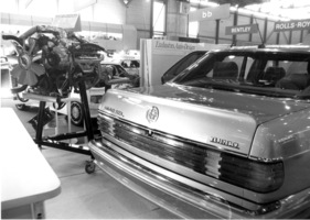 Mercedes-Benz 4000 SEL (1985) - (mit Turbomotor und 5,4 Liter Hubraum - Genfer Automobilsalon 1985 ,