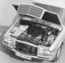 Mercedes-Benz 450 SEL 6.9 (1976) - Blick in den Motorraum (© Archiv Automobil Revue) Mercedes-Benz 450 SEL 6.9 (1976) - Blick in den Motorraum (© Archiv Automobil Revue)