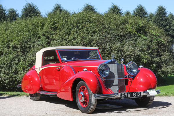 Mercedes-Benz 500 K (1935) - mit Windovers-Cabriolet-Karosserie - 19. ASC Classic-Gala Schwetzingen 2023