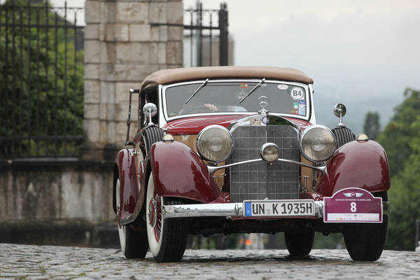 Mercedes-Benz 500 K Cabriolet C (1935) - mit Nummer B4 im Concours d'Elégance an der Schloss Bensberg Classics 2015
