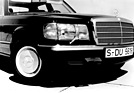 Bild: Mercedes Benz 500 SE (1979) - mit Kunststoff-Stossfängern