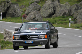 Mercedes-Benz 500 SEC (1982) - Flüelapass - Passione Caracciola 2017