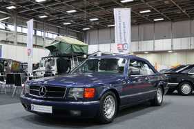 Mercedes-Benz 500 SEC (1986) - durch SGS zum Cabriolet umgebaut - Motorworld Classics Berlin 2019