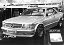 Mercedes Benz 500 SEC AMG - Breitversion von AMG - am Genfer Automobilsalon 1984