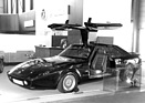 Mercedes-Benz 500 SEC SGS Arrow C1 (1985) - hardly recognizable as an SEC is the completely unbuilt version of SGS - Geneva Motor Show 1985