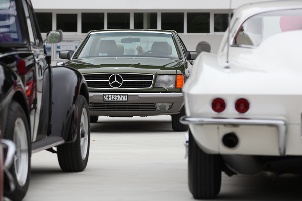 Mercedes-Benz 500 SEC - das formvollendete Sacco-Coupé (Dolder Classics Mai 2018)