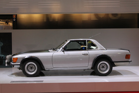 Mercedes-Benz 500 SL (1981) - nie eingesetzte Rallye-Waffe aus Stuttgart - an der Techno Classica Essen 2012