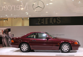 Mercedes-Benz 500 SL (1991) - der R129 von Lady Diana - das einzige nicht-britische Auto im Königshaus damals - an der Techno Classica Essen 2012
